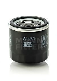 Масляный фильтр W 67/1 MANN-FILTER
