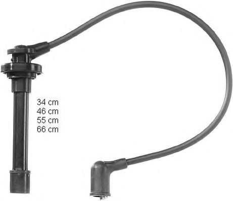 Комплект проводов зажигания ZEF889 BERU