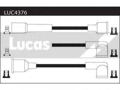 Комплект проводов зажигания LUC4376 LUCAS ELECTRICAL