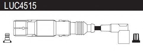 Комплект проводов зажигания LUC4515 LUCAS ELECTRICAL