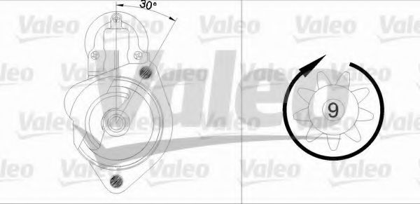Стартер 455680 VALEO