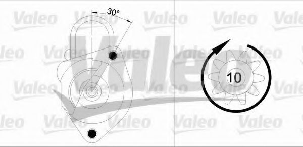 Стартер 455933 VALEO