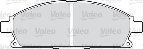 Комплект тормозных колодок, дисковый тормоз 598452 VALEO