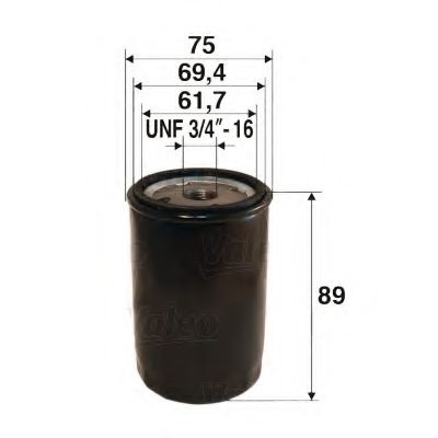 Масляный фильтр 586083 VALEO