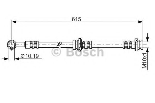 Тормозной шланг 1 987 476 998 BOSCH