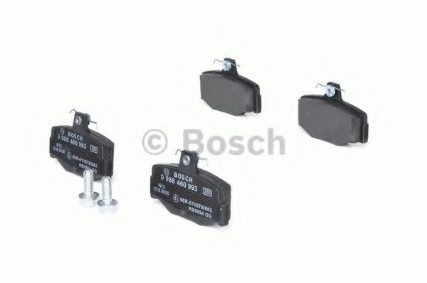 Комплект тормозных колодок, дисковый тормоз 0 986 460 993 BOSCH
