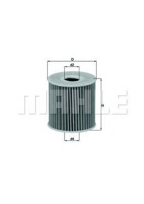 Масляный фильтр OX 192D KNECHT