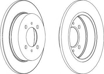 Тормозной диск 561726J JURID
