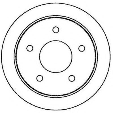 Тормозной диск 562264JC JURID