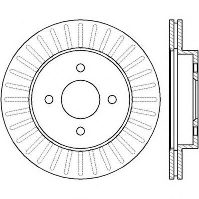 Тормозной диск 562424J JURID