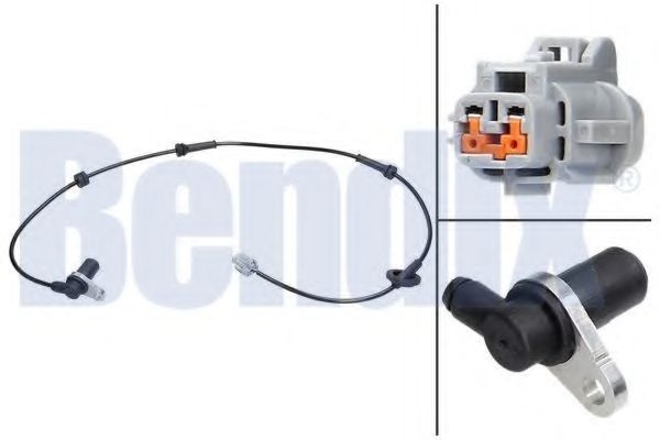Датчик, частота вращения колеса 058385B BENDIX