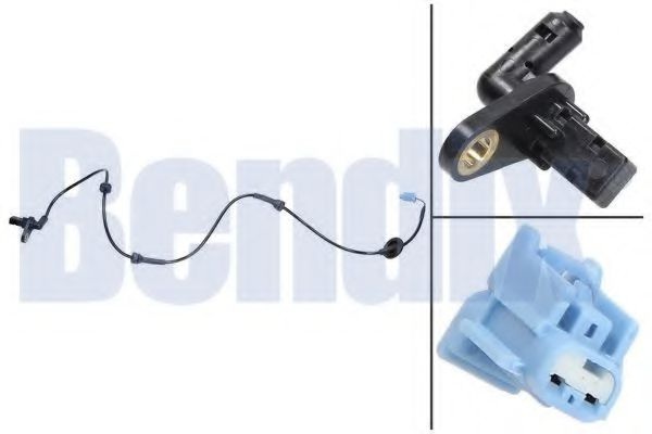Датчик, частота вращения колеса 058412B BENDIX