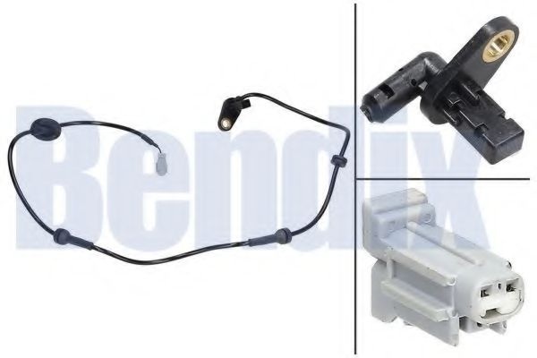 Датчик, частота вращения колеса 058413B BENDIX