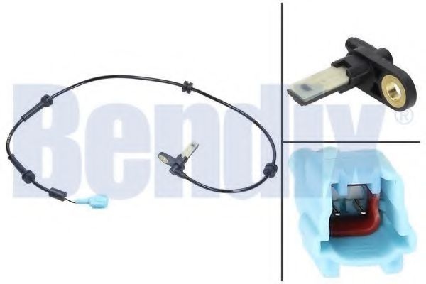 Датчик, частота вращения колеса 058519B BENDIX