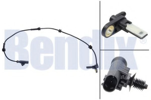 Датчик, частота вращения колеса 058522B BENDIX