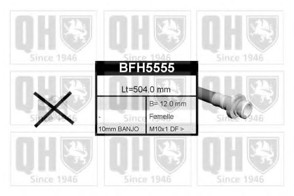 Тормозной шланг BFH5555 QUINTON HAZELL
