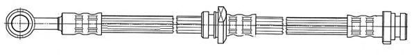 Тормозной шланг FHY2592 FERODO