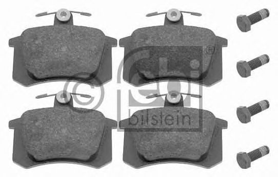 Комплект тормозных колодок, дисковый тормоз 16144 FEBI BILSTEIN