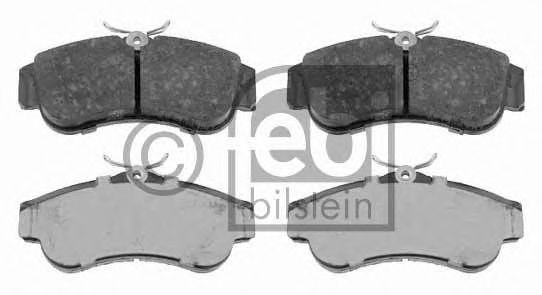 Комплект тормозных колодок, дисковый тормоз 16201 FEBI BILSTEIN