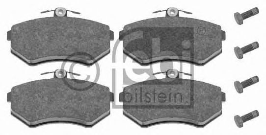 Комплект тормозных колодок, дисковый тормоз 16308 FEBI BILSTEIN