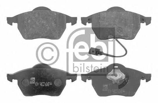 Комплект тормозных колодок, дисковый тормоз 16334 FEBI BILSTEIN