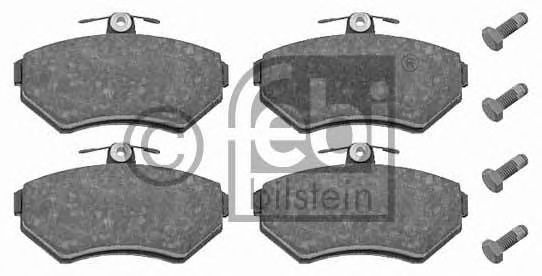 Комплект тормозных колодок, дисковый тормоз 16336 FEBI BILSTEIN