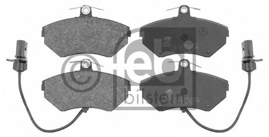 Комплект тормозных колодок, дисковый тормоз 16340 FEBI BILSTEIN