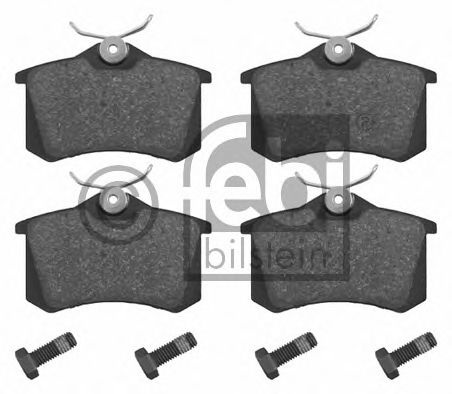 Комплект тормозных колодок, дисковый тормоз 16346 FEBI BILSTEIN