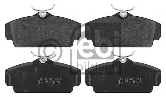 Комплект тормозных колодок, дисковый тормоз 16388 FEBI BILSTEIN