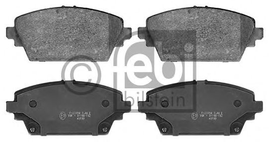 Комплект тормозных колодок, дисковый тормоз 16389 FEBI BILSTEIN