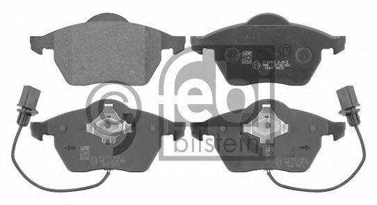 Комплект тормозных колодок, дисковый тормоз 16447 FEBI BILSTEIN