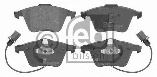 Комплект тормозных колодок, дисковый тормоз 16455 FEBI BILSTEIN