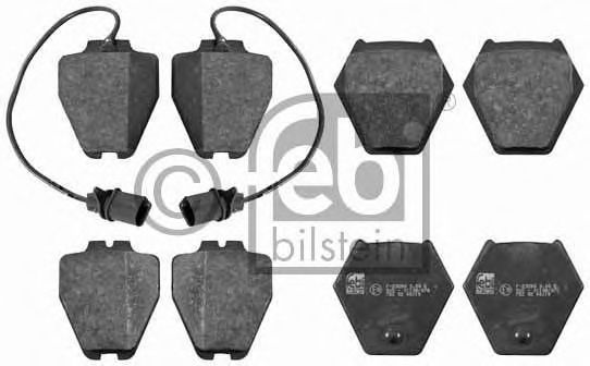 Комплект тормозных колодок, дисковый тормоз 16456 FEBI BILSTEIN