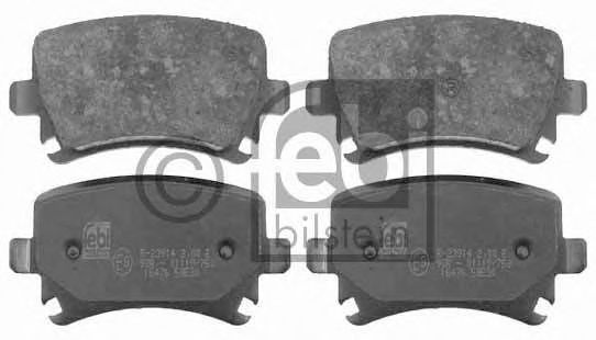 Комплект тормозных колодок, дисковый тормоз 16476 FEBI BILSTEIN