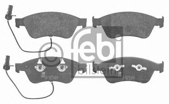 Комплект тормозных колодок, дисковый тормоз 16526 FEBI BILSTEIN