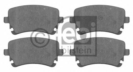 Комплект тормозных колодок, дисковый тормоз 16588 FEBI BILSTEIN