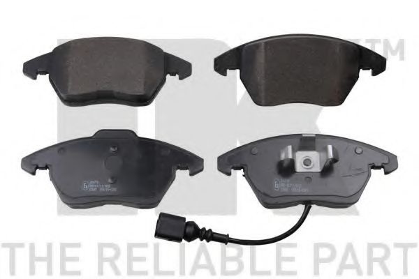 Комплект тормозных колодок, дисковый тормоз 224770 NK