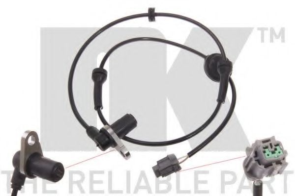 Датчик, частота вращения колеса 292203 NK