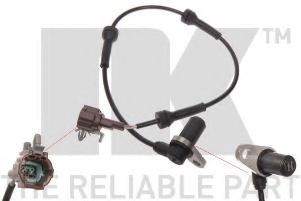 Датчик, частота вращения колеса 292205 NK