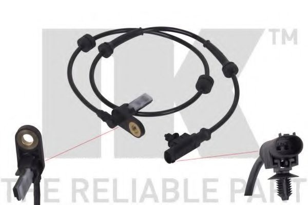 Датчик, частота вращения колеса 292221 NK