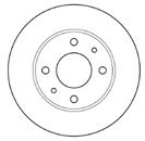 Тормозной диск 15517 MAPCO