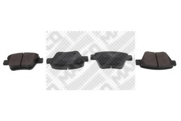Комплект тормозных колодок, дисковый тормоз 6959 MAPCO