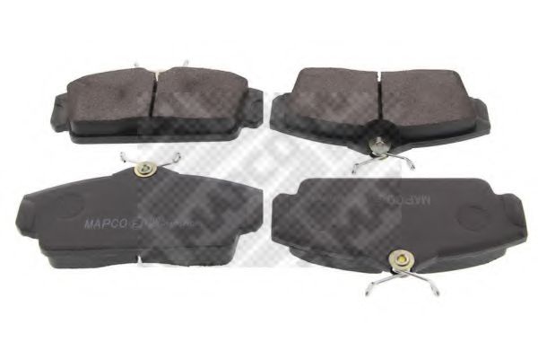 Комплект тормозных колодок, дисковый тормоз 6484 MAPCO