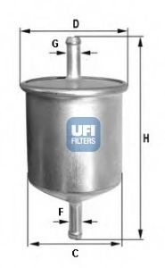 Топливный фильтр 31.582.00 UFI