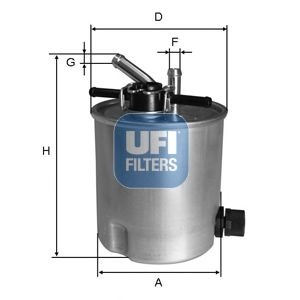 Топливный фильтр 55.394.00 UFI