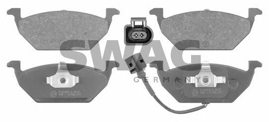 Комплект тормозных колодок, дисковый тормоз 30 91 6332 SWAG