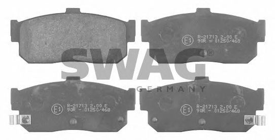 Комплект тормозных колодок, дисковый тормоз 82 91 6272 SWAG