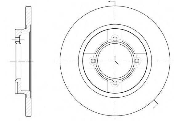 Тормозной диск 6396.00 ROADHOUSE