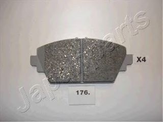 Комплект тормозных колодок, дисковый тормоз PA-176AF JAPANPARTS