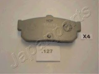 Комплект тормозных колодок, дисковый тормоз PP-127AF JAPANPARTS